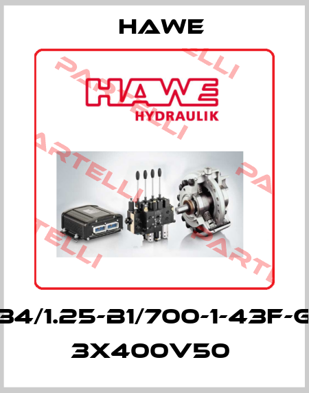 HC34/1.25-B1/700-1-43F-G24 3X400V50  Hawe