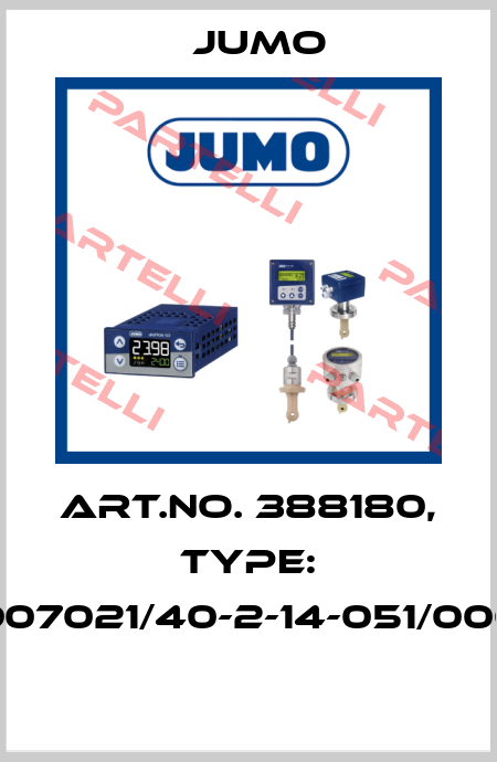Art.No. 388180, Type: 907021/40-2-14-051/000  Jumo