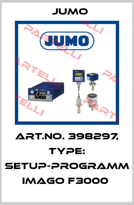 Art.No. 398297, Type: Setup-Programm IMAGO F3000  Jumo