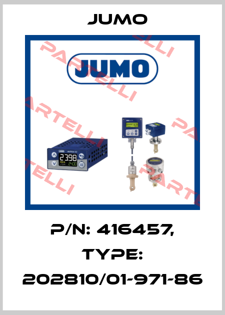 p/n: 416457, Type: 202810/01-971-86 Jumo