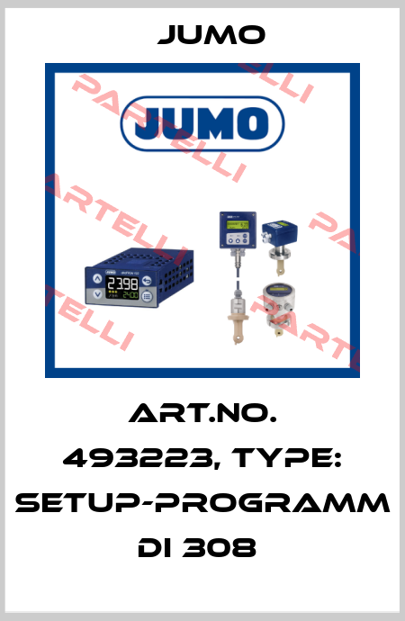 Art.No. 493223, Type: Setup-Programm di 308  Jumo