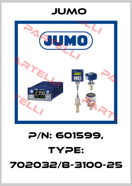 p/n: 601599, Type: 702032/8-3100-25 Jumo
