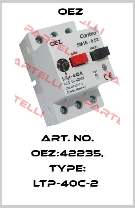 Art. No. OEZ:42235, Type: LTP-40C-2  OEZ