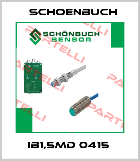 IB1,5MD 0415  Schoenbuch