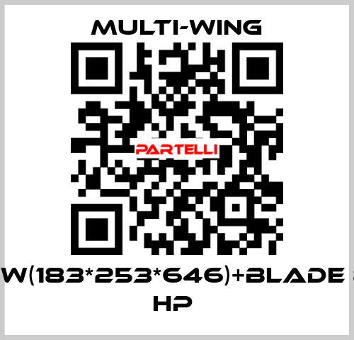 9W(183*253*646)+Blade 8 HP  Multi wing