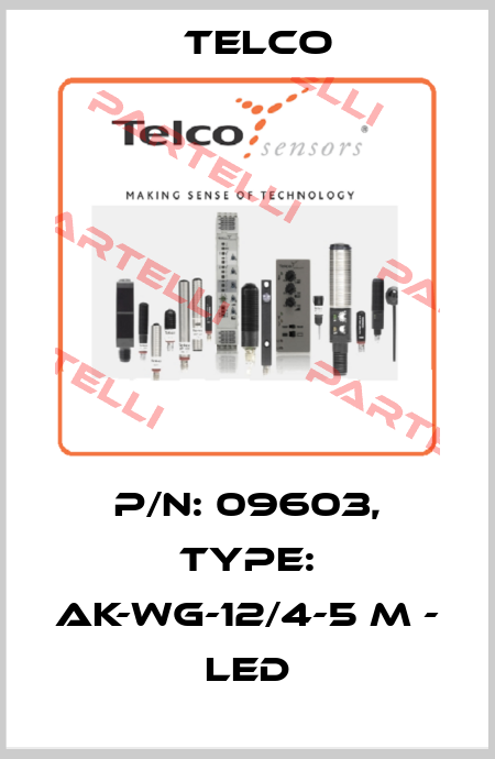p/n: 09603, Type: AK-WG-12/4-5 m - LED Telco