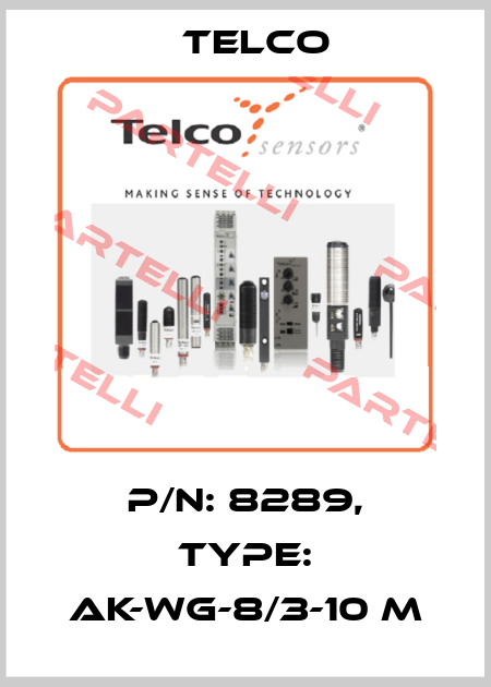 p/n: 8289, Type: AK-WG-8/3-10 m Telco