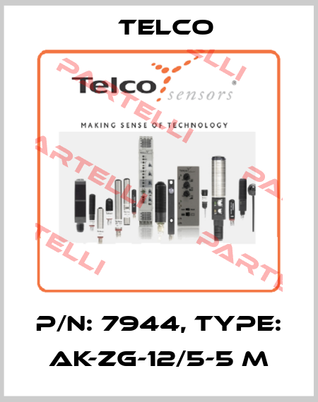 p/n: 7944, Type: AK-ZG-12/5-5 m Telco