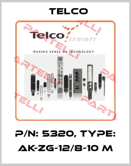 p/n: 5320, Type: AK-ZG-12/8-10 m Telco