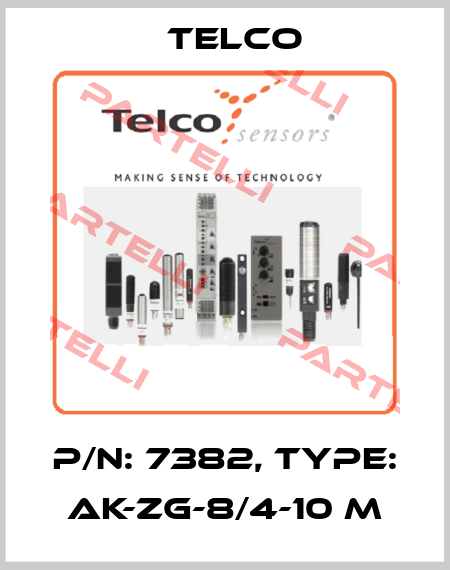p/n: 7382, Type: AK-ZG-8/4-10 m Telco