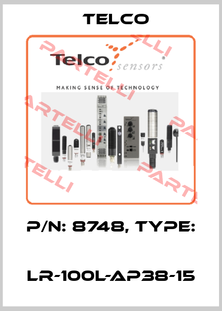 p/n: 8748, Type:  LR-100L-AP38-15 Telco