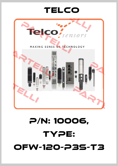 p/n: 10006, Type: OFW-120-P3S-T3 Telco