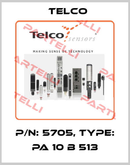 p/n: 5705, Type: PA 10 B 513 Telco
