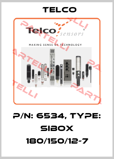 p/n: 6534, Type: Sibox 180/150/12-7 Telco