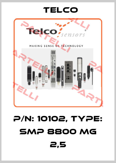 p/n: 10102, Type: SMP 8800 MG 2,5 Telco