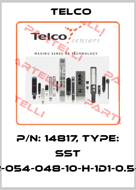 p/n: 14817, Type: SST 02-054-048-10-H-1D1-0.5-J5 Telco