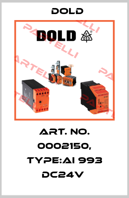 Art. No. 0002150, Type:AI 993 DC24V  Dold