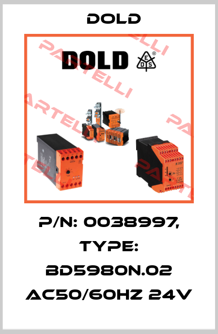 p/n: 0038997, Type: BD5980N.02 AC50/60HZ 24V Dold