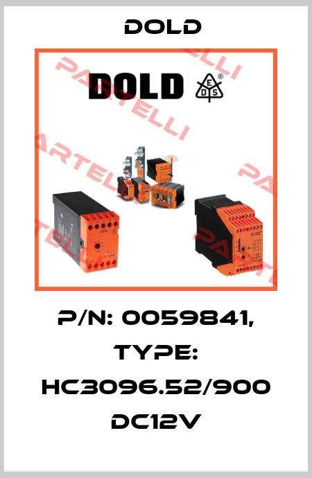 p/n: 0059841, Type: HC3096.52/900 DC12V Dold