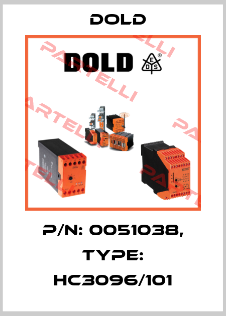 p/n: 0051038, Type: HC3096/101 Dold