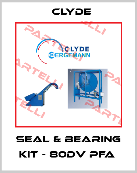 Seal & Bearing Kit - 80DV PFA  Clyde Bergemann