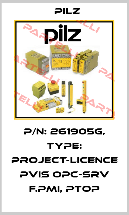 p/n: 261905G, Type: Project-Licence PVIS OPC-Srv f.PMI, PtoP Pilz