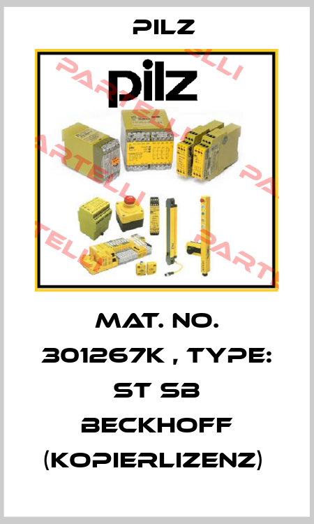 Mat. No. 301267K , Type: ST SB Beckhoff (Kopierlizenz)  Pilz
