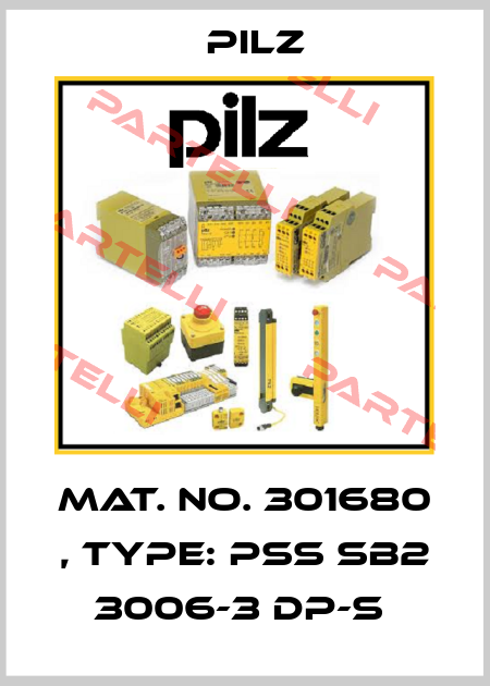 Mat. No. 301680 , Type: PSS SB2 3006-3 DP-S  Pilz