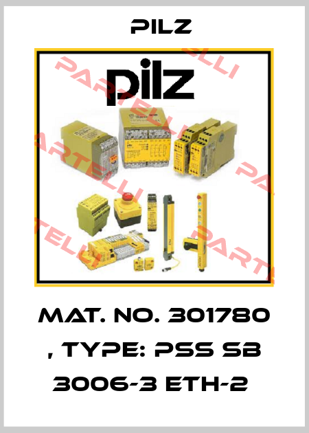 Mat. No. 301780 , Type: PSS SB 3006-3 ETH-2  Pilz