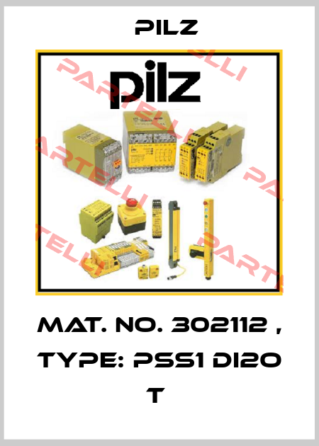 Mat. No. 302112 , Type: PSS1 DI2O T  Pilz
