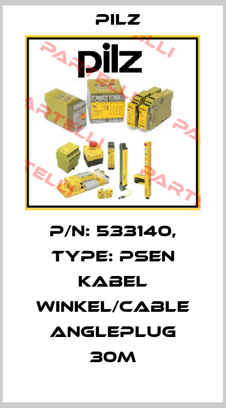 p/n: 533140, Type: PSEN Kabel Winkel/cable angleplug 30m Pilz