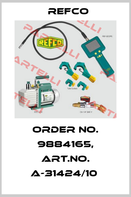 Order No. 9884165, Art.No. A-31424/10  Refco