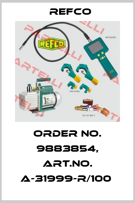 Order No. 9883854, Art.No. A-31999-R/100  Refco
