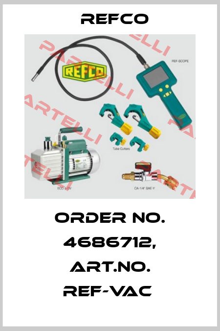 Order No. 4686712, Art.No. REF-VAC  Refco