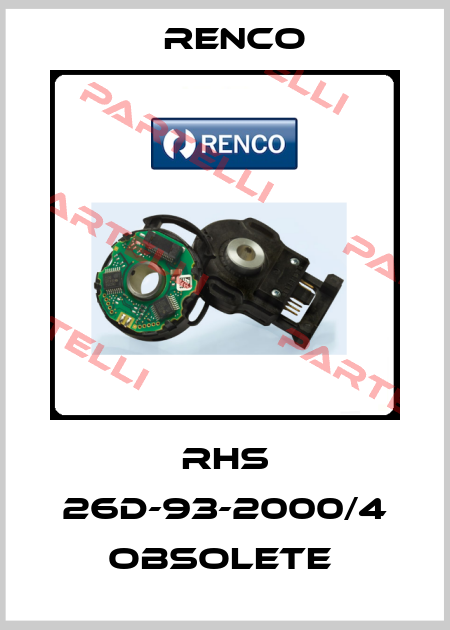 RHS 26D-93-2000/4 obsolete  Renco