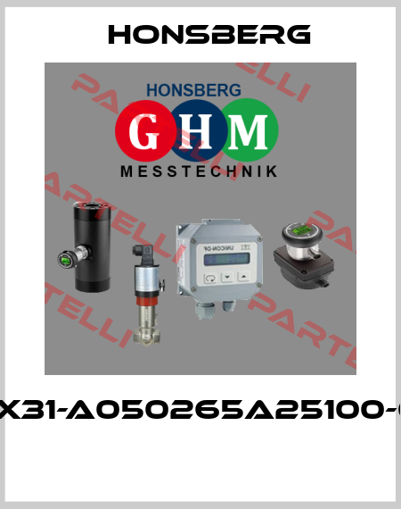MAX31-A050265A25100-000  Honsberg