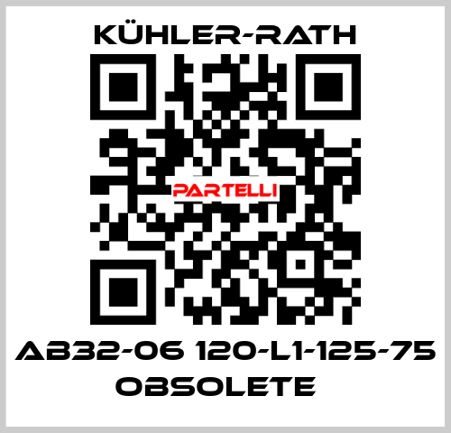 AB32-06 120-L1-125-75 obsolete   KÜHLER-RATH