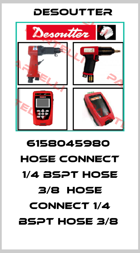 6158045980  HOSE CONNECT 1/4 BSPT HOSE 3/8  HOSE CONNECT 1/4 BSPT HOSE 3/8  Desoutter