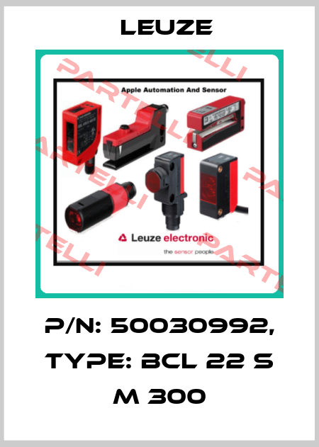 p/n: 50030992, Type: BCL 22 S M 300 Leuze