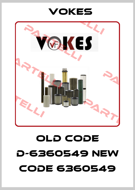 old code D-6360549 new code 6360549 Vokes