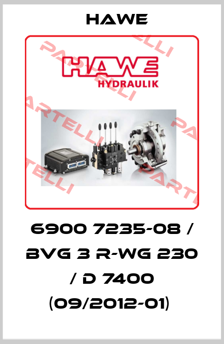 6900 7235-08 / BVG 3 R-WG 230 / D 7400 (09/2012-01)  Hawe