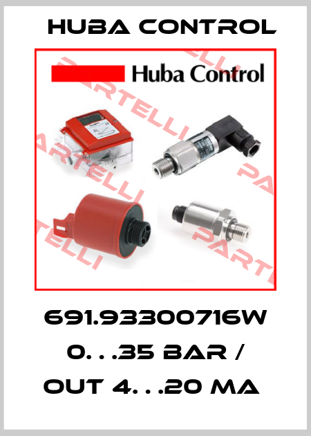 691.93300716W 0…35 BAR / OUT 4…20 MA  Huba Control