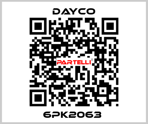 6PK2063  Dayco