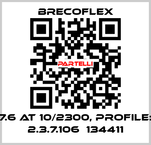 7.6 AT 10/2300, PROFILE: 2.3.7.106  134411 Brecoflex