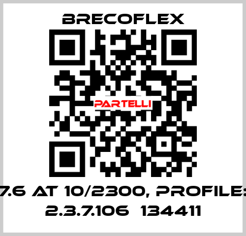 7.6 AT 10/2300, PROFILE: 2.3.7.106  134411  Brecoflex