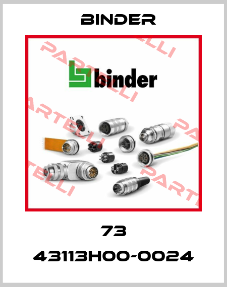 73 43113H00-0024 Binder