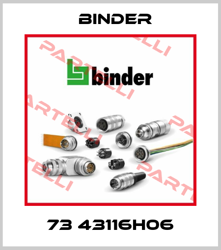 73 43116H06 Binder