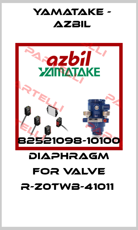 82521098-10100 DIAPHRAGM FOR VALVE R-Z0TWB-41011  Yamatake - Azbil