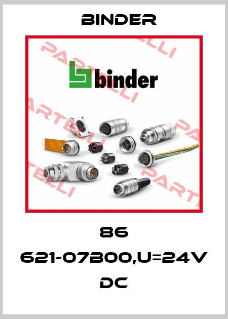 86 621-07B00,U=24V DC Binder
