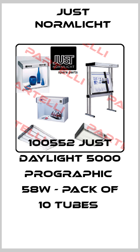 100552 JUST DAYLIGHT 5000 PROGRAPHIC  58W - PACK OF 10 TUBES  Just Normlicht